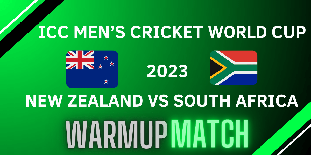 NZ vs SA Warmup Match 2023